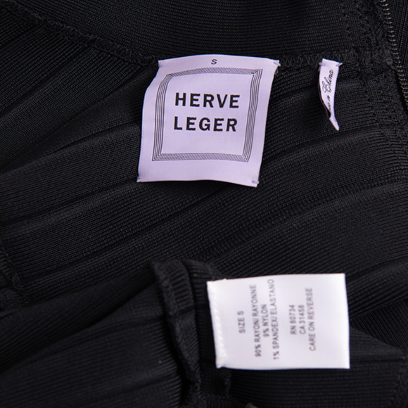 Herve Leger Sydney bandage dress black - Picture 5 of 5